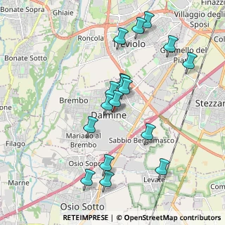 Mappa Via Alessandro Manzoni, 24044 Dalmine BG, Italia (1.89294)