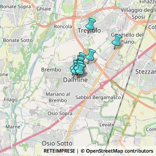 Mappa Via Alessandro Manzoni, 24044 Dalmine BG, Italia (0.73909)