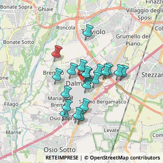 Mappa Via Alessandro Manzoni, 24044 Dalmine BG, Italia (1.3465)