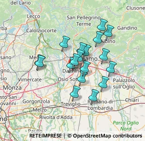 Mappa 24044 Dalmine BG, Italia (10.79444)