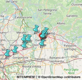 Mappa 24044 Dalmine BG, Italia (10.21455)