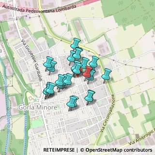 Mappa Via Pablo Neruda, 21055 Gorla Minore VA, Italia (0.2963)