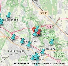 Mappa Via Pablo Neruda, 21055 Gorla Minore VA, Italia (5.564)
