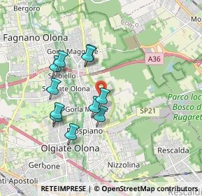 Mappa Via Pablo Neruda, 21055 Gorla Minore VA, Italia (1.58182)