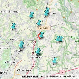 Mappa Piazza Alessandro Manzoni, 20866 Carnate MB, Italia (4.22357)