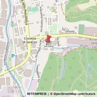 Mappa Via Gere, 23, 25068 Sarezzo, Brescia (Lombardia)