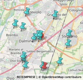 Mappa Via Tre Venezie, 24044 Dalmine BG, Italia (2.12563)