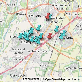 Mappa Via Tre Venezie, 24044 Dalmine BG, Italia (1.483)