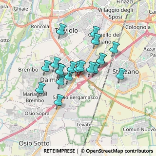 Mappa Via Tre Venezie, 24044 Dalmine BG, Italia (1.368)