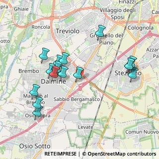 Mappa Via Tre Venezie, 24044 Dalmine BG, Italia (1.98235)