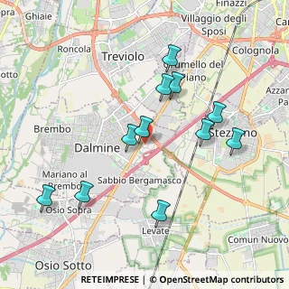 Mappa Via Tre Venezie, 24044 Dalmine BG, Italia (1.90364)