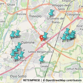 Mappa Via Tre Venezie, 24044 Dalmine BG, Italia (2.685)
