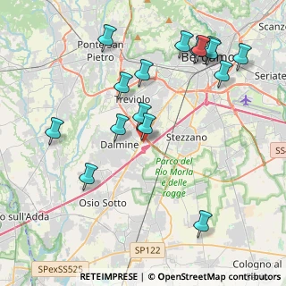 Mappa Via Tre Venezie, 24044 Dalmine BG, Italia (4.5425)