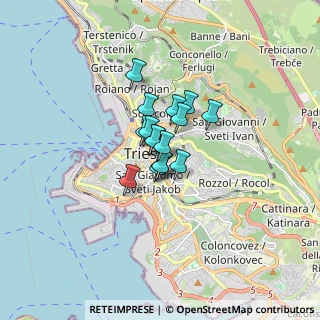 Mappa Via Massimo D'Azeglio, 34129 Trieste TS, Italia (0.82063)