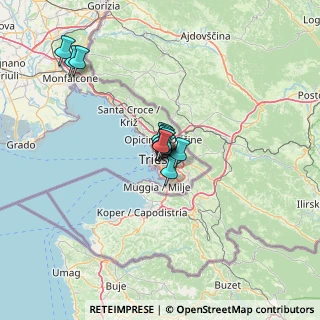 Mappa Via Massimo D'Azeglio, 34129 Trieste TS, Italia (7.9275)