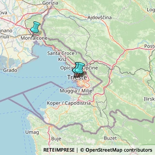 Mappa Via Massimo D'Azeglio, 34129 Trieste TS, Italia (34.45286)