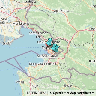 Mappa Via Massimo D'Azeglio, 34129 Trieste TS, Italia (37.96)