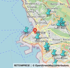 Mappa Via delle Monache, 34121 Trieste TS, Italia (2.59091)