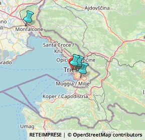 Mappa Via delle Monache, 34121 Trieste TS, Italia (45.87533)