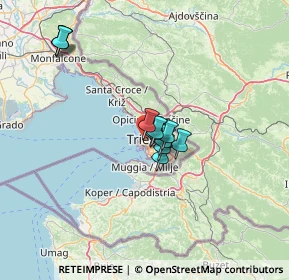 Mappa Via delle Monache, 34121 Trieste TS, Italia (10.19909)