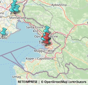 Mappa Via delle Monache, 34121 Trieste TS, Italia (14.81273)