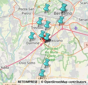 Mappa Via Arrigo Boito, 24044 Dalmine BG, Italia (3.14692)