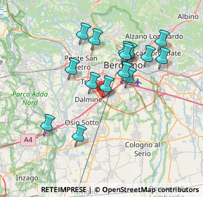 Mappa Via Arrigo Boito, 24044 Dalmine BG, Italia (6.52467)