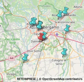 Mappa Via Arrigo Boito, 24044 Dalmine BG, Italia (6.42417)