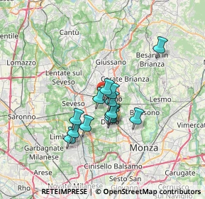 Mappa Via Goito, 20831 Seregno MB, Italia (4.99692)