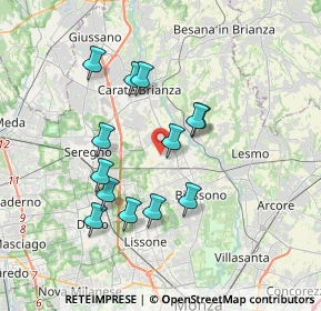 Mappa Via Flavio Gioia, 20845 Sovico MB, Italia (3.20308)