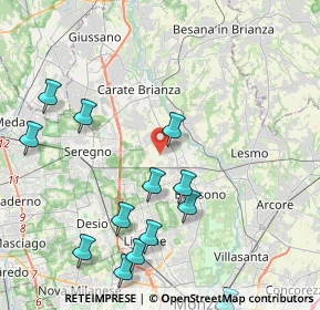 Mappa Via Flavio Gioia, 20845 Sovico MB, Italia (5.20786)