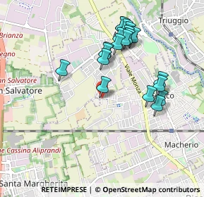 Mappa Via Flavio Gioia, 20845 Sovico MB, Italia (0.912)