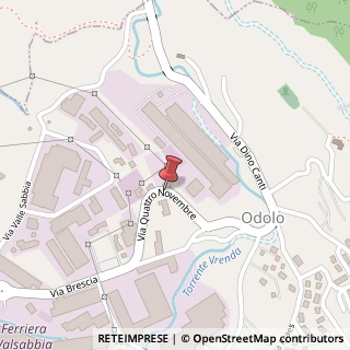 Mappa Via IV Novembre, 16, 25076 Odolo, Brescia (Lombardia)