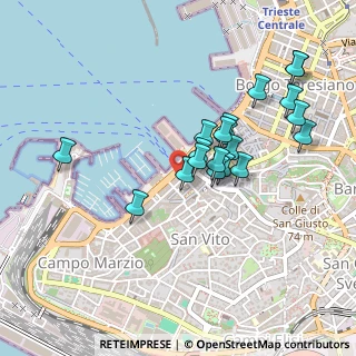 Mappa Via Luigi Cadorna, 34123 Trieste TS, Italia (0.416)