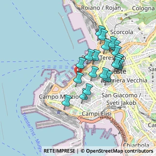 Mappa Via Armando Diaz, 34123 Trieste TS, Italia (0.8085)