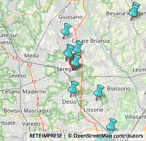 Mappa Via San Francesco, 20831 Seregno MB, Italia (4.64143)