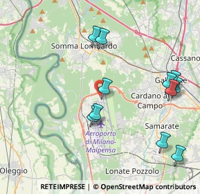 Mappa MXP T2 - partenze, 21019 Somma lombardo VA, Italia (4.37091)