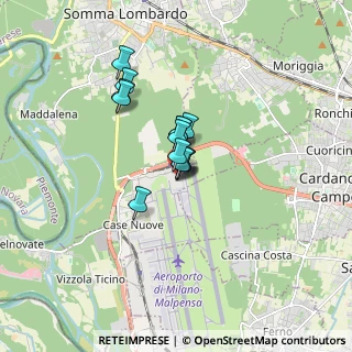 Mappa MXP T2 - partenze, 21010 Ferno VA, Italia (0.97214)