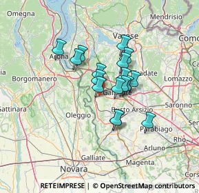 Mappa MXP T2 - partenze, 21019 Somma lombardo VA, Italia (9.32235)