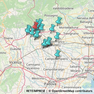 Mappa Via Ippolito Nievo, 35018 San Martino di Lupari PD, Italia (10.64611)