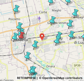 Mappa Cittadella, 35019 Cittadella PD, Italia (2.6535)