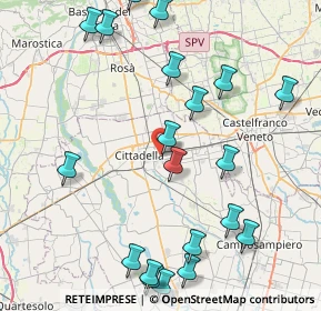 Mappa Cittadella, 35019 Cittadella PD, Italia (10.101)