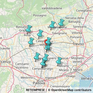Mappa Via Piagnon, 31023 Resana TV, Italia (11.48538)