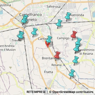 Mappa Via Piagnon, 31023 Resana TV, Italia (2.382)