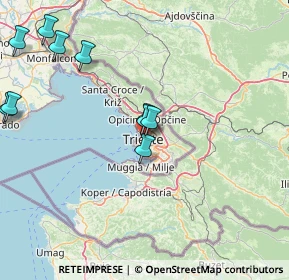 Mappa Via Gabriele Foschiatti, 34129 Trieste TS, Italia (21.28833)