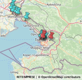 Mappa Via Gabriele Foschiatti, 34129 Trieste TS, Italia (12.64714)