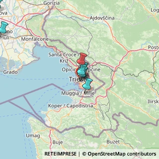 Mappa Via Giuseppe Vidali, 34129 Trieste TS, Italia (22.17545)