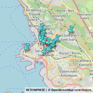 Mappa Via Gabriele Foschiatti, 34129 Trieste TS, Italia (0.89529)
