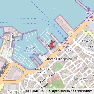 Mappa Molo b, 30100 Trieste, Trieste (Friuli-Venezia Giulia)