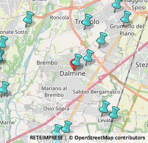 Mappa Via Giacomo Puccini, 24044 Dalmine BG, Italia (3.06063)